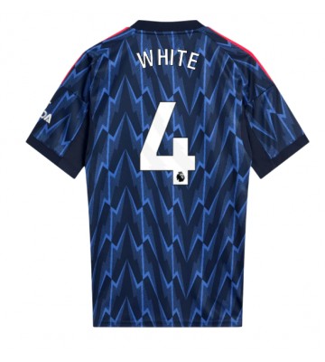 Lacne Muži Futbalové dres Arsenal Ben White #4 2025-26 Krátky Rukáv - Preč